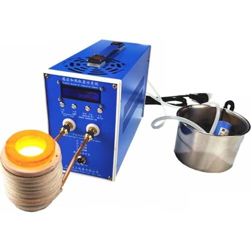 2500W High-frequency Induction Heating Machine ZVS Induction Heater Silver Gold Melting Furnace 220V 110V