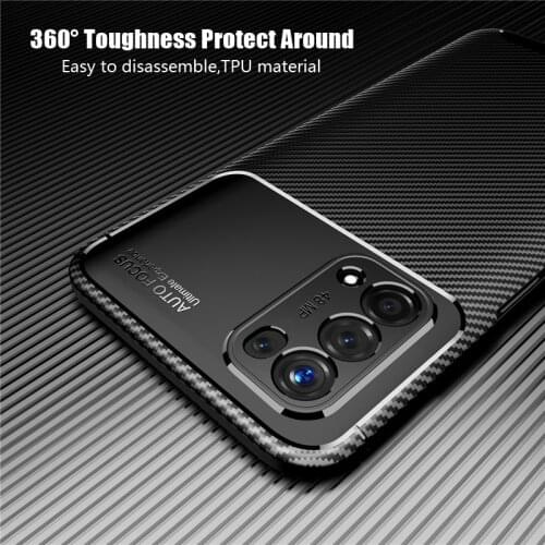 For Oppo A74 5G Case Cover Shockproof Bumper Soft Silicone Smooth Armor Back Cover For Oppo A74 5G Phone Case For Oppo A74 5G