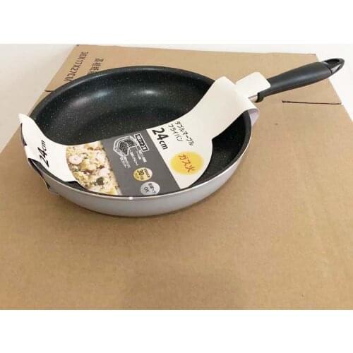 Japanese frying pan non-stick thicken bottom soup prevention handle fried steak baking pan Aluminum Alloy wok