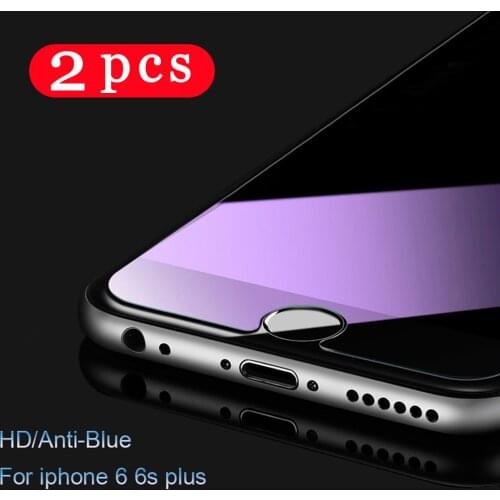 Anti Blue Light for iphone 5 6 6S 7 8 plus tempered glass protective film for iphone 11 pro X XR XS MAX phone screen protector