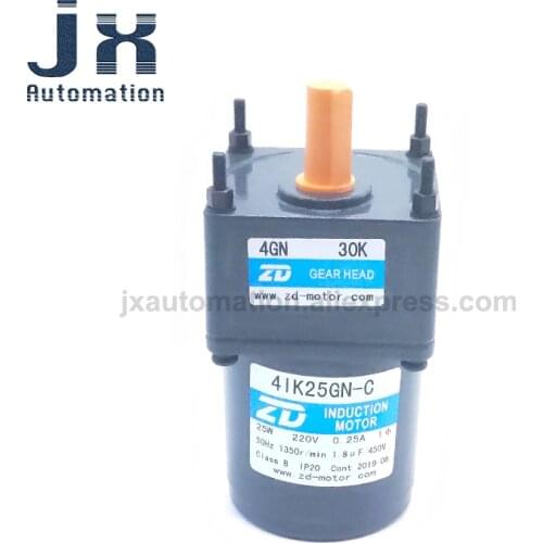 ZD 25W/220V AC Gear motor 4IK25RGN-C 4GN30K Fixed Speed Damping Motor