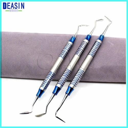 2018 DEASIN 1Pcs Dentist Teeth Clean Hygiene Picks Scaler Oral Care Gingival Dental Tool Stainless Steel gingival separator