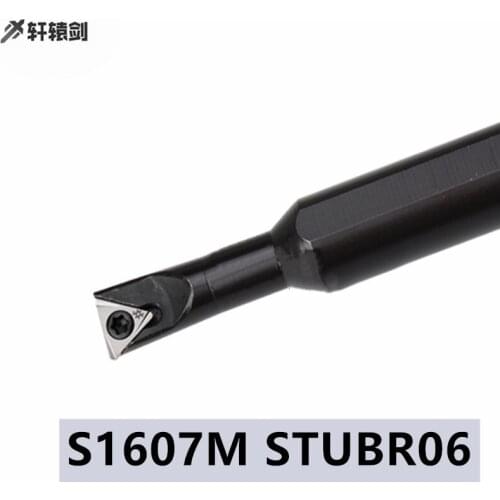 1PC S1607M STUBR06 STUBL06 For Tool Holder Lathe CNC Shank Turning Tool Drill Pipe Carbide Insert TBGT