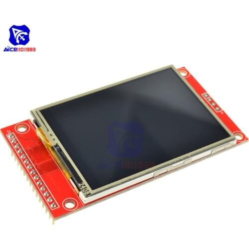 2.4 inch SPI TFT LCD Screen Module 240x320 Touch Panel Serial Port Module with PBC ILI9341 3.3V/5V for Arduino