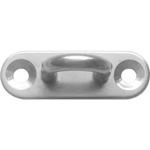 304 Marine Grade Stainless Steel Oblong Eye Plate Boat Yacht Accessary
