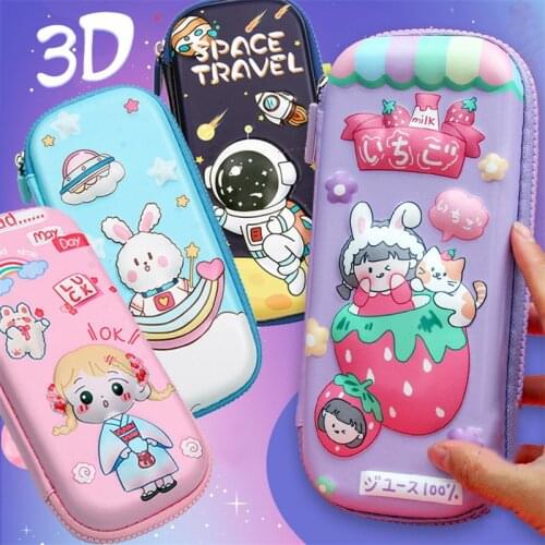 3D cartoon pencil case school Stationery box Gamepad EVA plastic pencil box Cute pen case children pen box student pen bag gifts