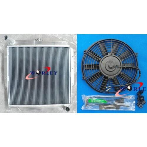 ALUMINUM RADIATOR FOR TOYOTA LANDCRUISER 70 SERIES FJ73/FJ75 PETROL 85-93 92 + fan
