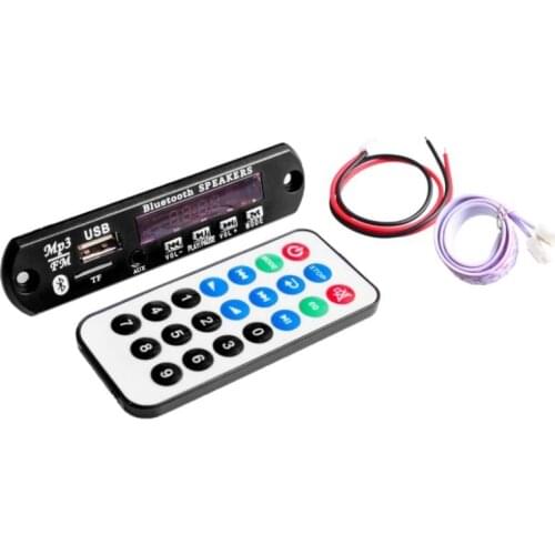 New Version 1pcs Wireless Bluetooth 12V MP3 WMA Decoder Board Audio Module USB TF Radio For Car accessory DIY Part