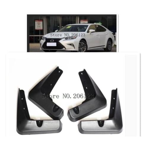 Set Molded Mud Flaps For Lexus ES ES350, ES300h, ES250 2013-2018 Mudflaps Splash Guards Front Rear Mud Flap Mudguards 2014 2015