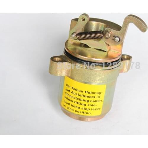 DEUTZ BF4M1011F FUEL SHUTDOWN STOP SOLENOID 04273733 / 0427 2733 Volt 12V