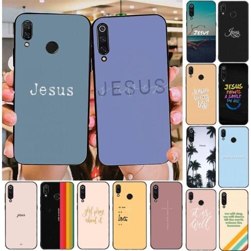 Jesus Christian Faith Cross Phone Case For Redmi note 8Pro 8T 6Pro 6A 9 Redmi 8 7 7A note 5 5A note 7 case