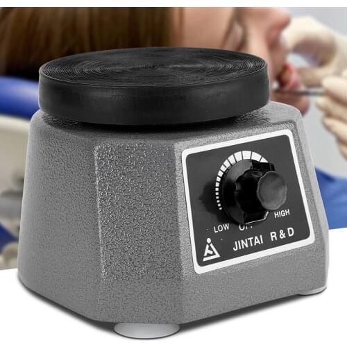 220V100W Round Variableintensity Model Vibrator Shaker Oscillator Dental Lab Equipment For Dentist Mixing Plaster Pouring Models