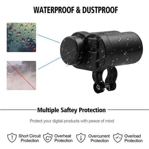 100% brand new and high quality Charger Fit 2.2cm Motorcycles/ATV Accessoires Motorcycle Cigarette Lighter Socket Power Outlet