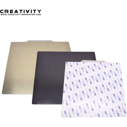 New Double-sided PEI spring steel sheet (textured and smooth) with magnetic base 235/310mm for Ender3 CR10 3D Printer Hot Bed