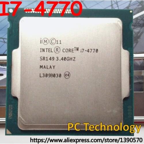 Original Intel CORE I7 4770 3.40GHz 8M LGA1150 84W I7-4770 desktop processor Quad Core CPU Free shipping ship out within 1 day