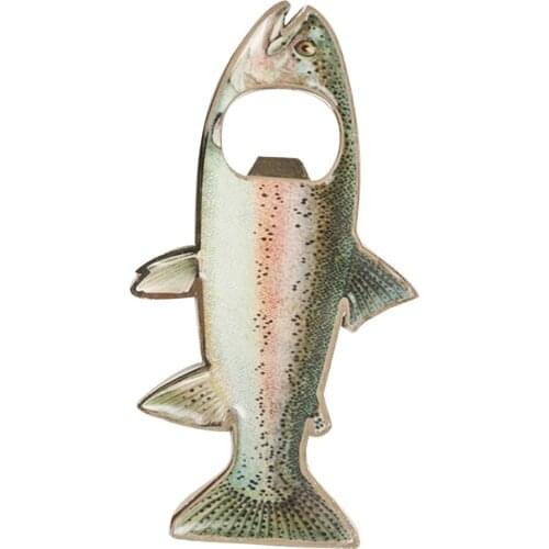 Stainless Steel Trout Imitation Design Beer Bottle Opener