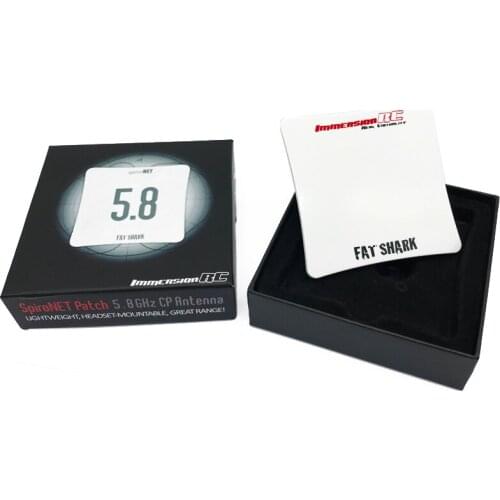 High gain Immersion RC FatShark SpiroNet 5.8GHz Patch Antenna RHCP LHCP 13Dbi for FPV racing drone FPV monitor reciver