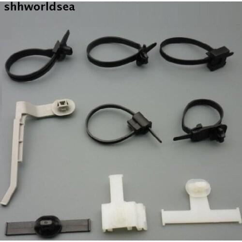 Shhworldsea 100pcs car fasteners cable strap for toyota