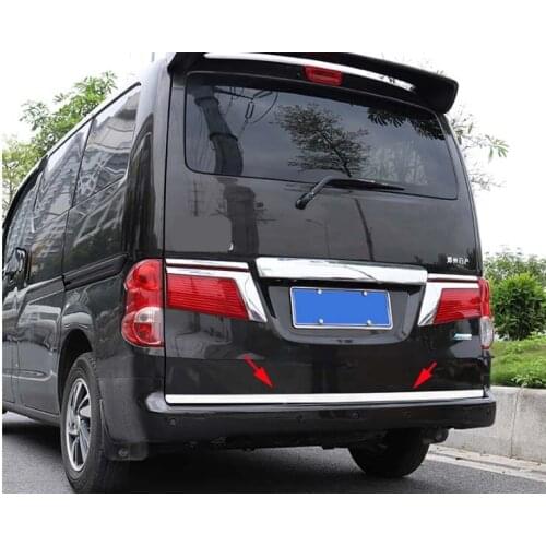 Steel Tail Rear Trunk Lid Cover Molding Trim For 2009-2020 Nissan NV200 (1PCS)