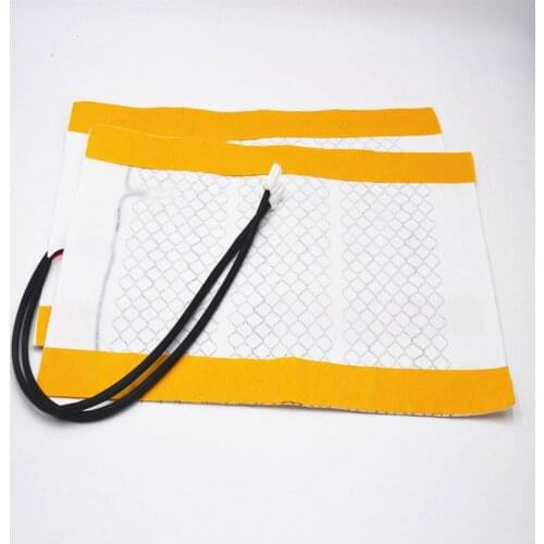 2Pcs 12V Carbon Fiber Universal Car Seat Covers Heat Seat Auto Heated Car Seat Warmer Heating Pad Warmer mat