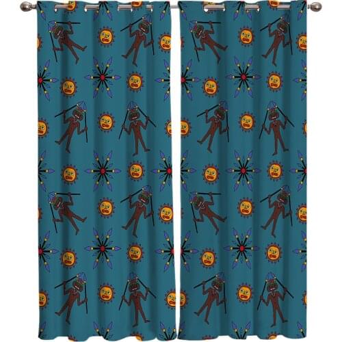 Indians Window Curtain Bedroom Fabric Decor Curtain Panel Curtains for Living Room