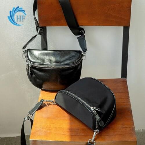 Bag female 2021 new summer messenger bag fashion all-match casual diagonal Oxford cloth waist bag shoulder canvas chest bag