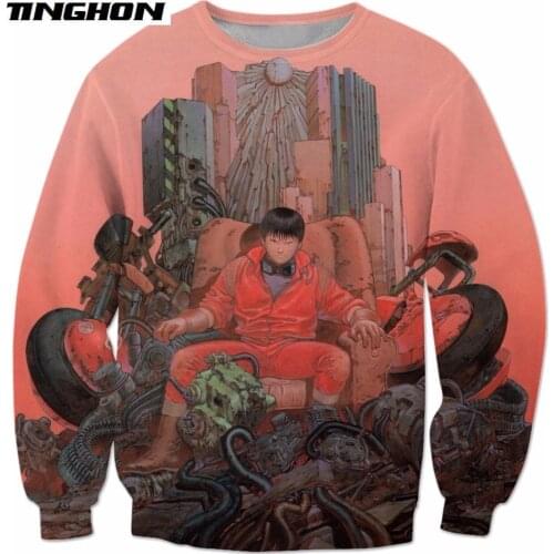 XS-7XL Akira Kaneda Neo Tokyo Anime Printed Crewneck Sweatshirt 2020 Hot sale Harajuku Fashion Men Long Sleeve Pullover 02