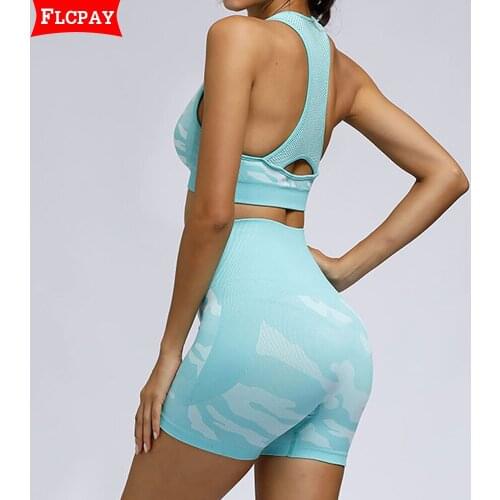 Womens Sexy Tank Top Shorts High Waist Leggings Pants 3 Three Pieces Tracksuit Workout Yoga Outfits Gym Sport Suits Activewear