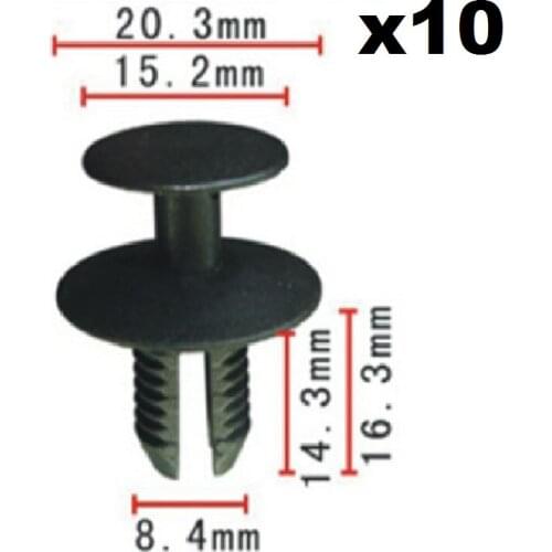 10 Pieces OEM Boot Carpet Trim Panel Upholster Rivet Nylon Clip Retainer For Bmw E30 E36 for Mercedes W124 W140 W201 51471911992