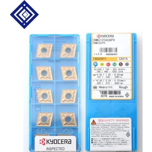 10PCS/LOT CNMG120408PH CA515 CNMG120408SG CNMG120408PS PR1310 CNC Tungsten Carbide Insert