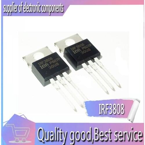 10pcs/lot IRF3808 New Spot TO-220 75V 140A