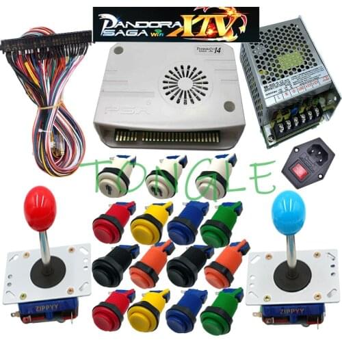 3D Wifi Pandora Saga Box 4800 In 1 Arcade Game Board Support 2 Player Video Game Console DIY Kit HAPP Push Button Zippy Joystick
