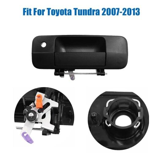 69090-0C040 690900C040 New Style Black Tailgate Handle with Keyhole For Toyota Tundra 2007 2008-2013 Exterior Handle Car Styling