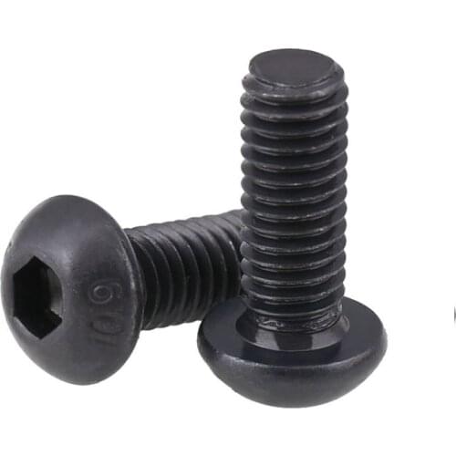 American Round Head Hexagon Screw Pan Head Bolt 10.9 grade high-strength screws 4 # -40 6 # -32 8 # -32 10Pcs