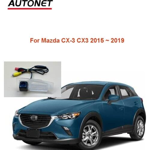 AHD fisheye1280*720P Rear view camera For Mazda CX-3 CX3 2015 ~ 2019 nightview CCD car rear camera/parking camera accessories