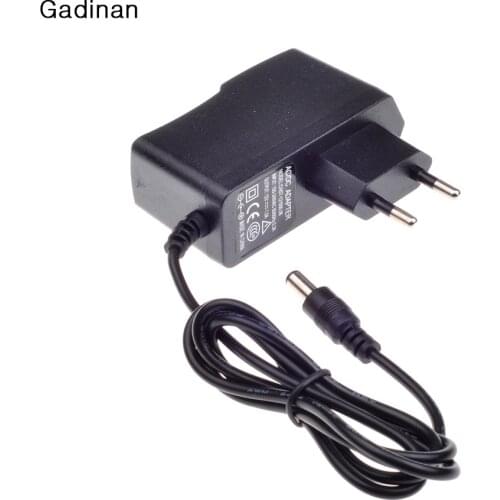 EU 12V 1A 5.5mm x 2.1mm Power Supply AC 100-240V To DC Adapter Plug For CCTV Camera / IP Camera