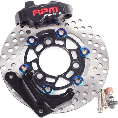 CNC Motorcycle Scooter RPM 82mm Brake Calipers With 200mm Brake Disc Adapter Bracket For Honda Dio Yamaha Aerox BWS RSZ