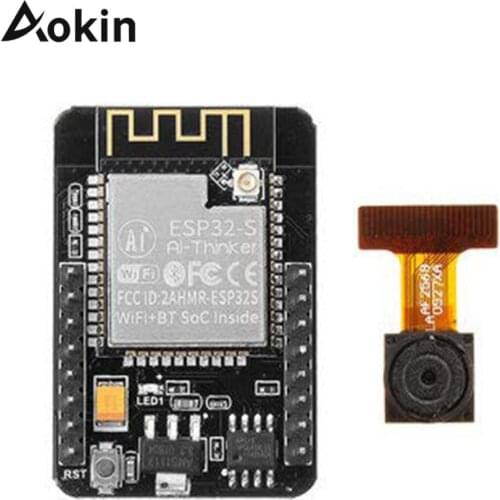 ESP32-CAM WiFi Module ESP32 serial to WiFi ESP32 CAM Development Board 5V Bluetooth with OV2640 Camera Module Aokin
