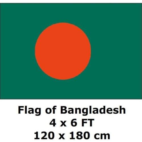 Bangladesh Flag 120 x 180 cm 100D Polyester Bengalese Bengali Flags And Banners National Flag Country Banner