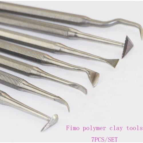 Good quality alloy polymer clay tools,clay tools set,Clay swords and clubs,sculpting tools,7pcs/set