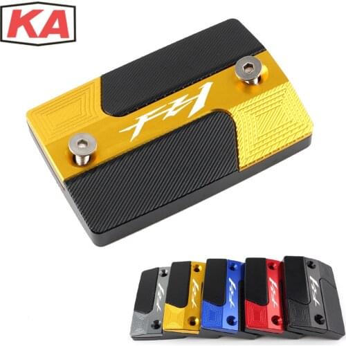 Laser Logo Motorcycles CNC Aluminum Front Brake Fluid Reservoir Cover Cap For YAMAHA FZ1 FAZER FZ 1 2006-2015 all year Universal