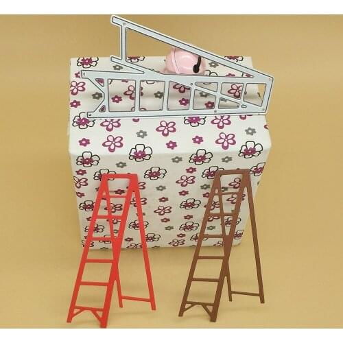 Herringbone ladder, ladder, staircase metal cutting mold, scrapbook, photo album decoration, DIY handmade art