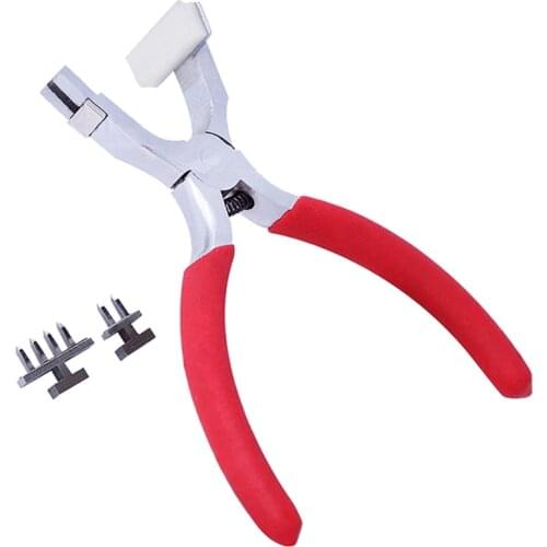 LMDZ Silent DIY Leather Craft Tools Hole Punches Rhombus Point Pliers Stitching Hand Pliers 2+4 Tooth Rhombus Point Pliers
