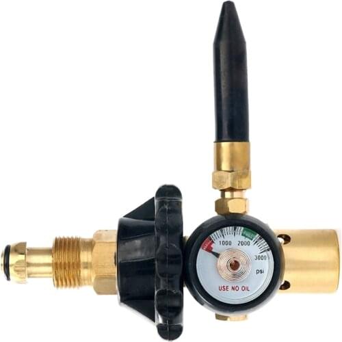 Best Helium Tank Regulator Filler Valve For Balloons With Gauge Pkg/1