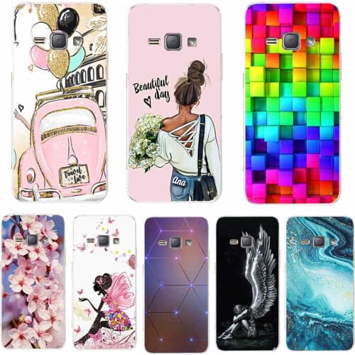 Soft TPU Case for Samsung Galaxy J1 2016 J120 J120F SM-J120F back cover 360 full protective printing Galaxy J1 2016 coque