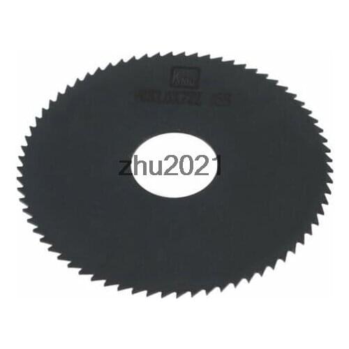 Carpenter Woodworker 80mm x 1.0mm x 72Teeth HSS Circular Saw Slice Black