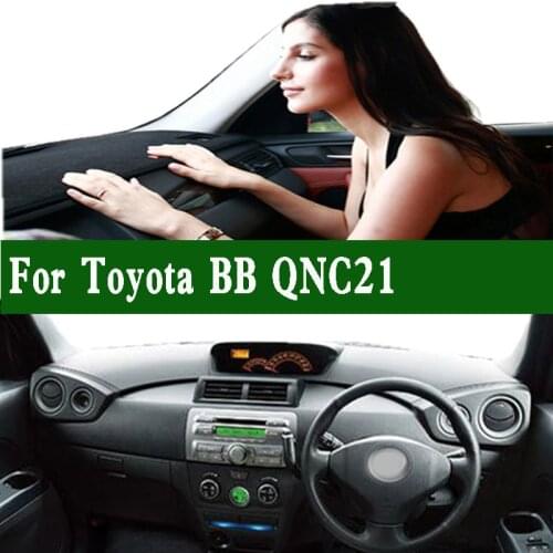 Fits Daihatsu Materia Toyota BB QNC21 Z L Dashmat Dashboard Cover Pad Dash Mat Carpet Car-styling Ornaments Suede Leather