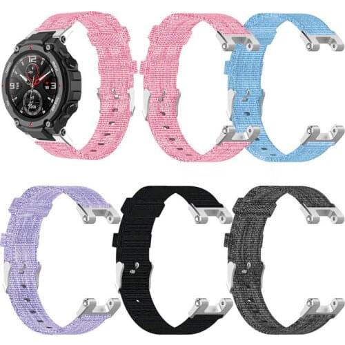 Nylon Strap For Huami Amazfit Trex Pro /Xiaomi Amazfit T-Rex Smart watch Replacement Canvas Band Wristband Watchbands Correa