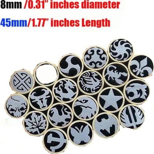 Promotion Price 8mm Knife handle mosaic rivets mosaic screw nail handle material diy Knife Pin Nuts (no fill in resin)