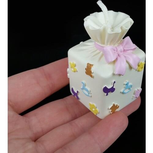 Silicone Mold Candy Molds Candle Moulds Handmade Candy Gift Box Shape for Cake Decorations for Child Silicone Rubber PRZY